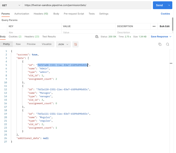 PermissionSets - API - Pipedrive Developers' Community