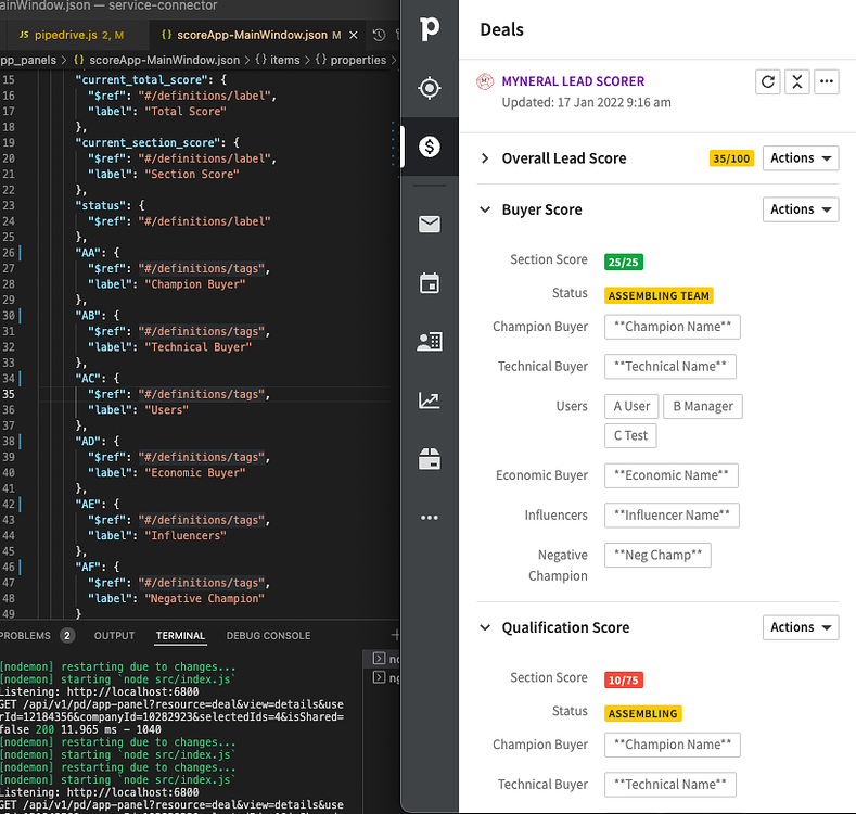 Custom Labels - App Panels - App Development - Pipedrive Developers ...